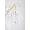 Piccolino Βαπτιστικό κοστούμι  Ian σε χρώμα white